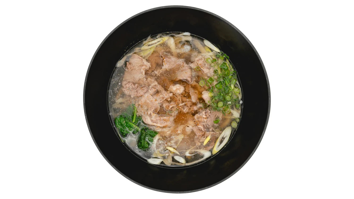 Gyunan beef udon photographed for Raku's official East Village menu.
