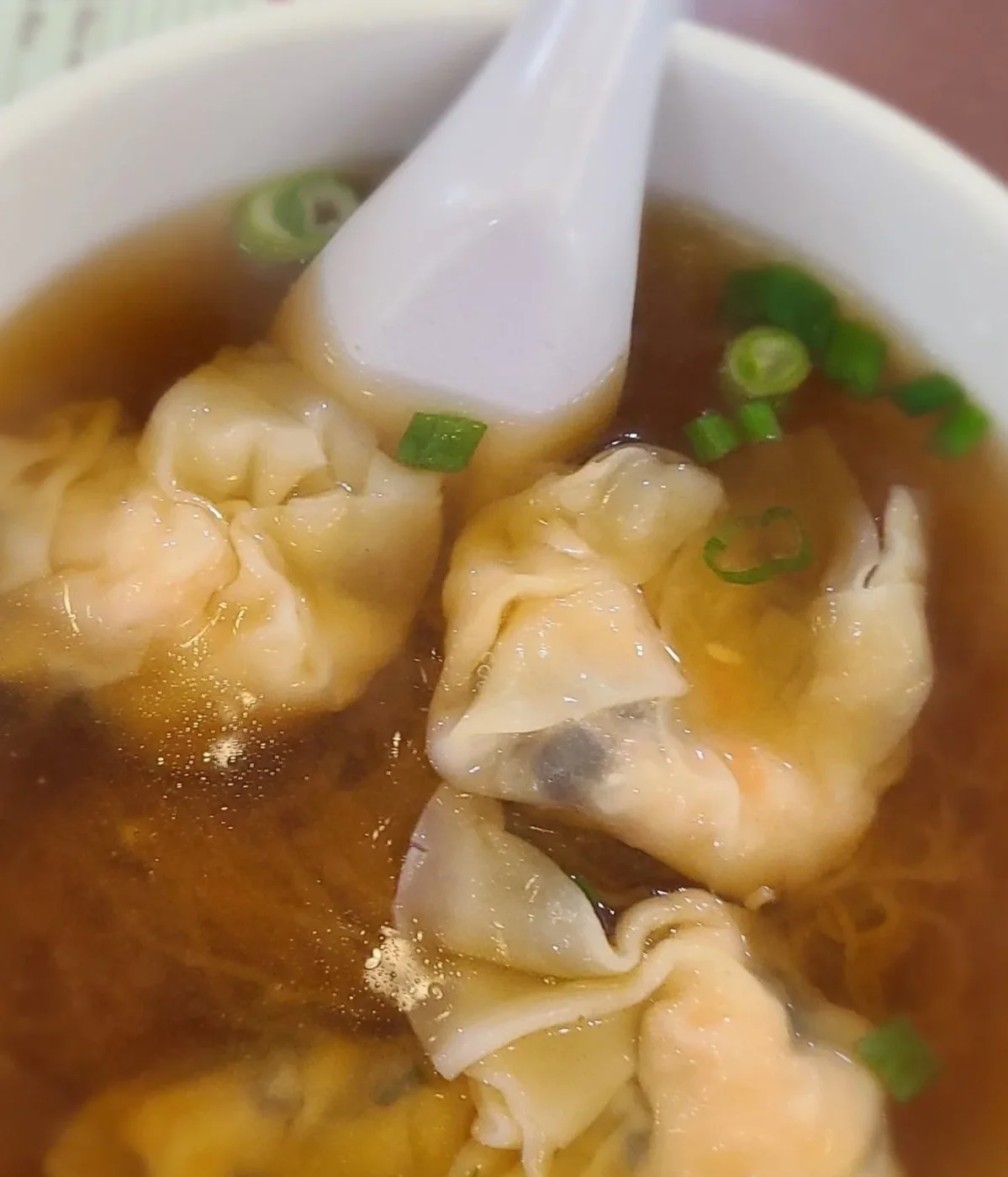 Wonton soup at Great NY Noodletown
